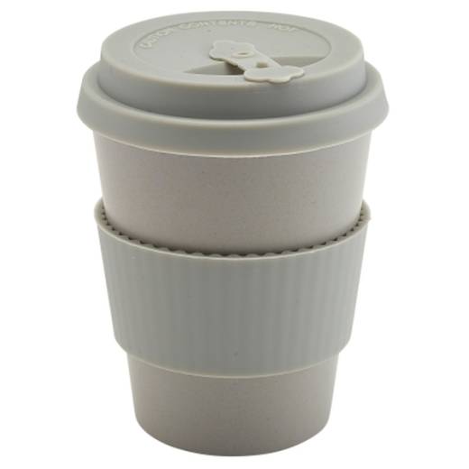 Grey Reusable Bamboo Fibre Coffee Cup 35cl/12.25oz