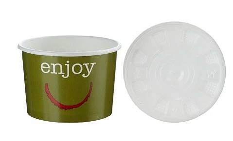 Enjoy Food Container with PP Lid 12oz Squat Combi Pack (x250)