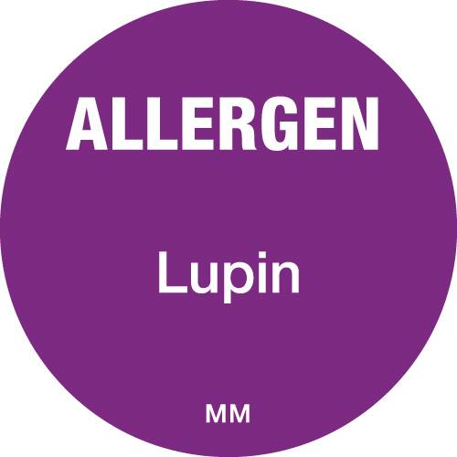 Allergen Label 25mm - Lupin (x1000)