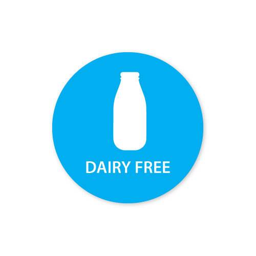 Dairy Free - 25mm Removable Label (x1000)