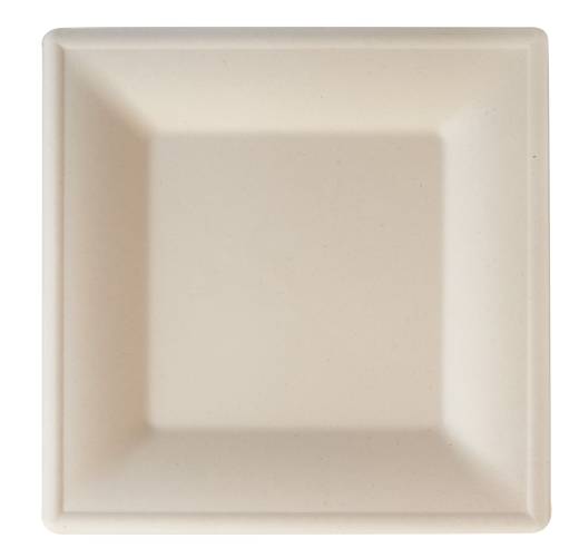 Wheat Fibre Square Plate 26cm (x500)