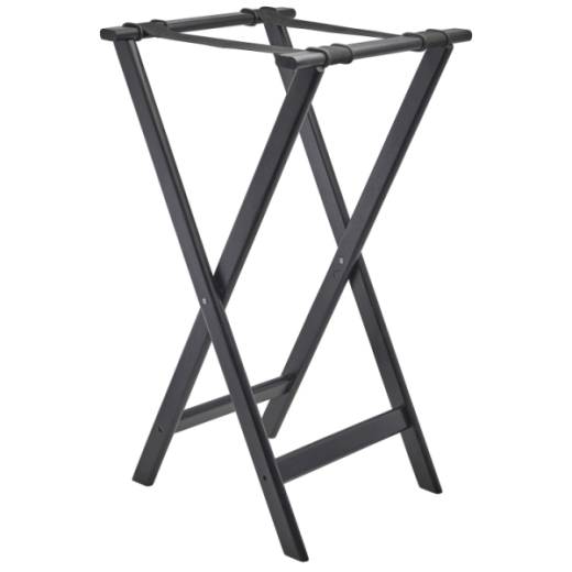 GenWare Black Wooden Tray Stand