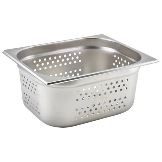 Perforated Stainless Steel Gastronorm Pan 1/2 - 15cm Deep
