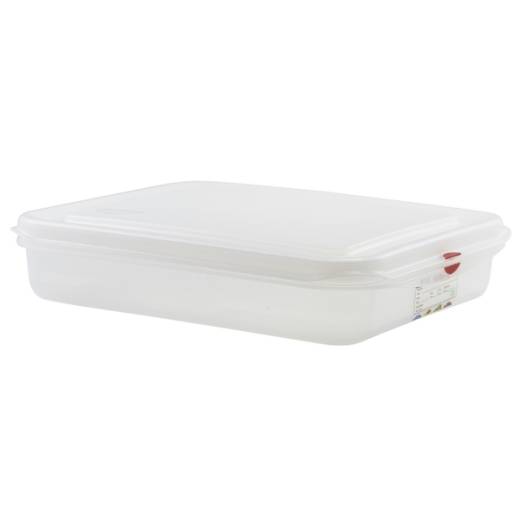 GN Storage Container 1/2 65mm Deep 4L (x6)