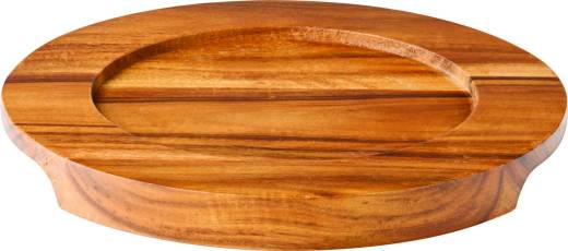 Round Wood Board Skillet 19cm/7.5in (x6)