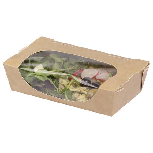 Kraft PE Large Salad Box 1000ml (x200)