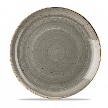 Stonecast Grey Evolve Coupe Plate 28.8cm/11.25in (x12)