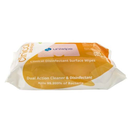 Uniwipe Clinical Disinfectant Surface Wipes (x200)