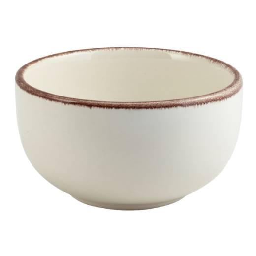 Terra Stoneware Sereno Brown Round Bowl 12.5cm (x6)