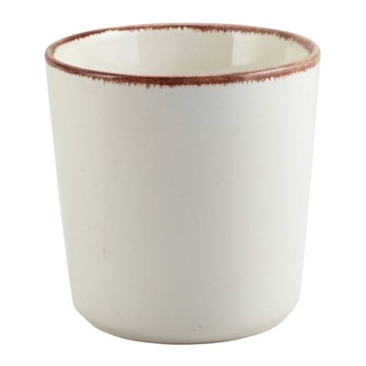 Terra Stoneware Sereno Brown Chip Cup 8.5 x 8.5cm (x6)