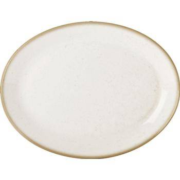 Oatmeal Oval Plate 30cm/12in (x6)