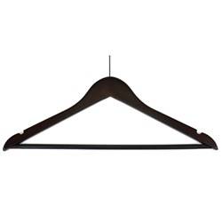 Chelsea Guest Hangers With Security Pin Black (x100)