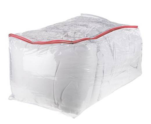 Extra Large Zipped Bedding Storage Bag (Fits 1 Larger Duvet) 90x50x50cm