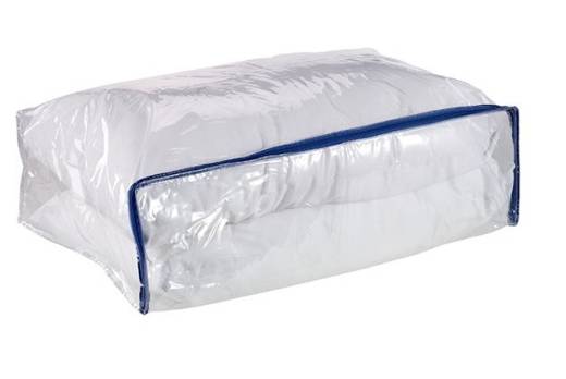 Medium Zipped Bedding Storage Bag (Fits 2 Pillows) 70x44x19cm