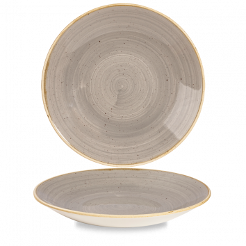 Stonecast Grey Deep Coupe Plate 28.1cm/11in (x12)