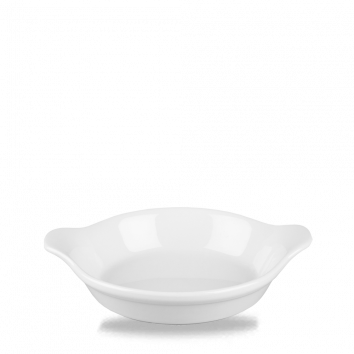 Churchill White Small Round Eared Dish 15x18cm 30cl/10.6 oz (x6)