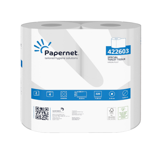 Papernet Special 2 Ply Toilet Roll 320 Sheet (x40)