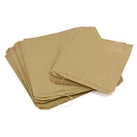 Kraft Square Strung Bags 10in (x1000)