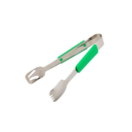 Genware Buffet Tongs Plastic Handle Green