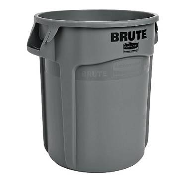 Rubbermaid Round Brute Container 75.7Ltr Grey