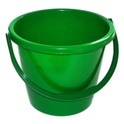 Round Bucket Plastic Household 10L Green