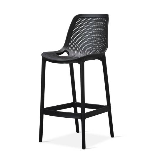 Cruz Bar Chair - Polypropylene Black