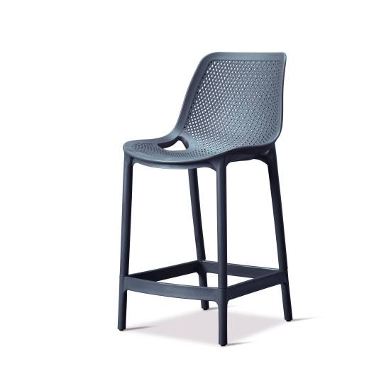 Cruz Lounge Chair - Polypropylene Dark Grey