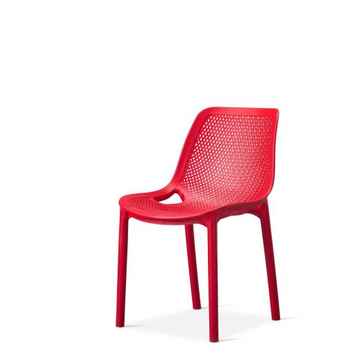 Cruz Side Chair - Polypropylene Red