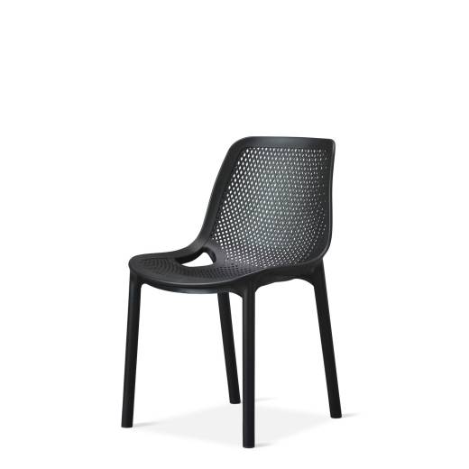 Cruz Side Chair - Polypropylene Black