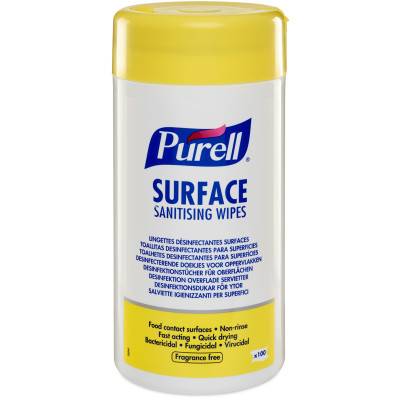 Purell Surface Sanitising Wipes (12x100)