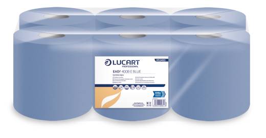 Lucart Professional 2-Ply Blue Centrefeed Roll CHSA (x6)