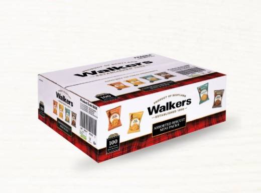Walkers Assorted Twin Pack Biscuits 4 Variety (x100)