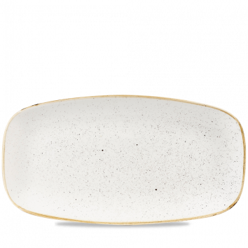 Stonecast Barley White Chefs Oblong Plate No.4  35.5x18.9cm (x6)