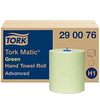 Tork Matic Green Hand Towel Roll Advanced 2 Ply H1 (6x150m)