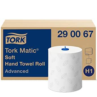 Tork Matic Soft Hand Towel Roll Advanced 2 Ply 150m H1 (x6)