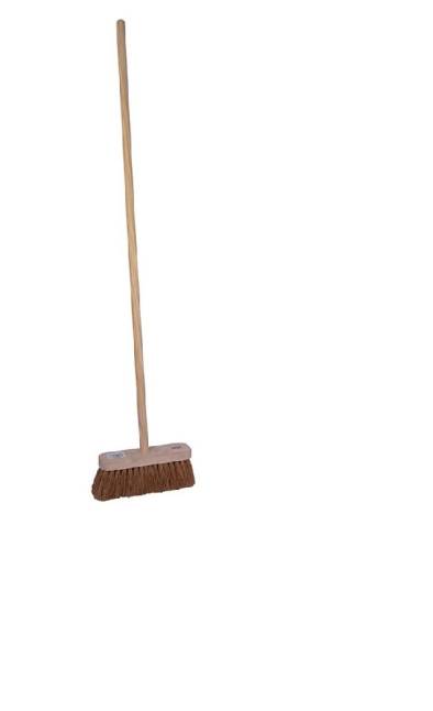 Stiff Coco Brush 11.5in Complete with Handle