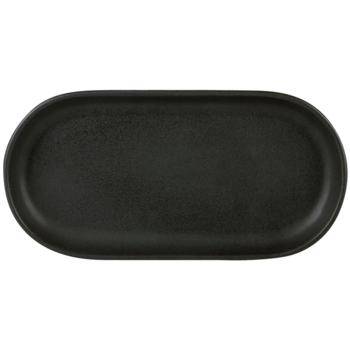 Rustico Carbon Oval Tray 30x15cm (x12)
