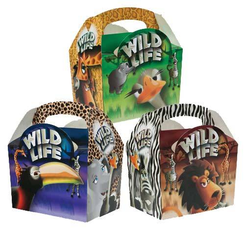 Wild Life Childrens Party Box - No Content (x250)