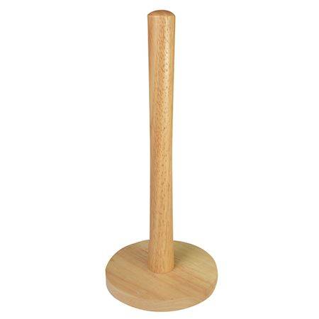 Naturals Rubberwood Kitchen Towel Holder H:31cm