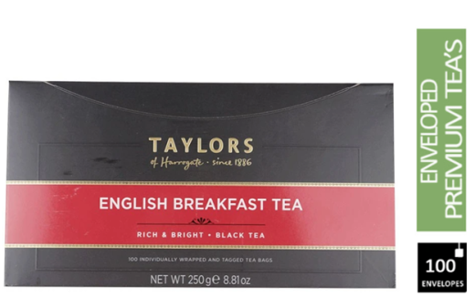 Taylors of Harrogate English Breakfast Envelope Teabags (x100)