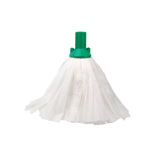 Exel Big White Mop Green Socket (x10)
