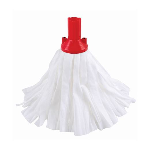 Exel Big White Mop Red Socket (x10)