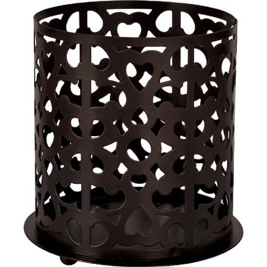 Candleholders 100mm Brown x4  *