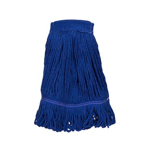 Coloured Hygiemix Kentucky Mop 450g Blue (x10)