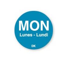 Day Of The Week Dot Monday (x1000)