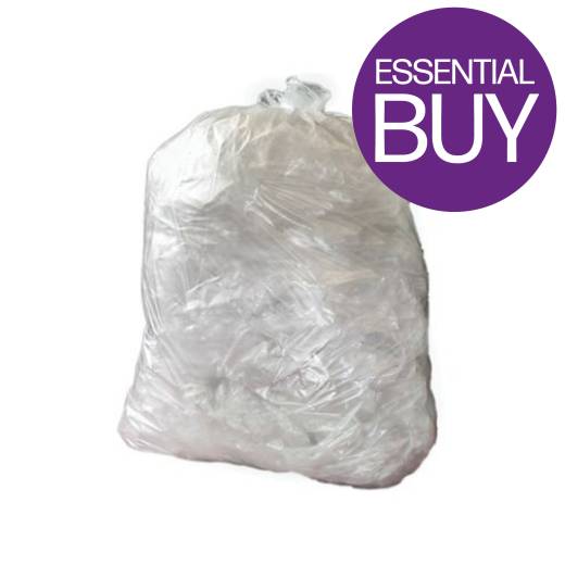 Clear Refuse Sack Extra Heavy Weight 20Kg 18x29x38in (x200)