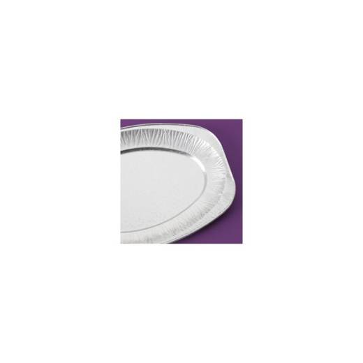 Foil Platter Oval Embossed 43cm 175g (x50)