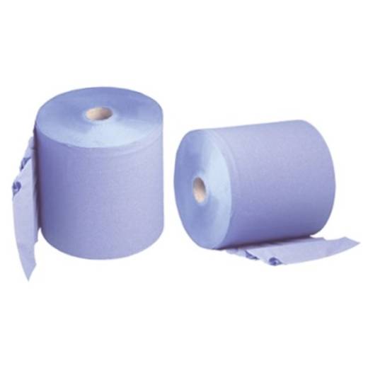 Essentials Blue Rolls 2 Ply 400M x 260mm CHSA (2x1000)