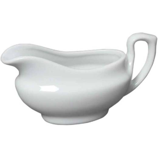 Genware Porcelain Sauce Boat 40cl/14oz (x6)