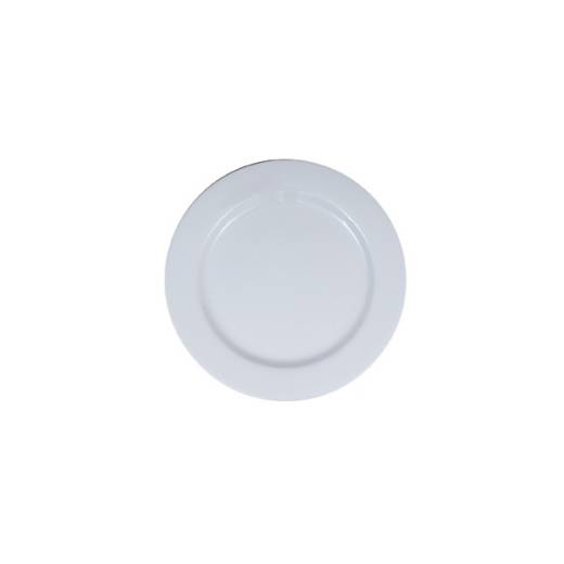 Genware Melamine 23cm Plate White (x12)